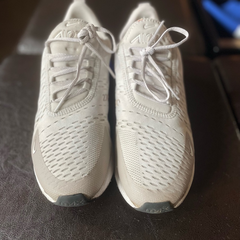 Nike Light Beige/Off-White Running Sneakers